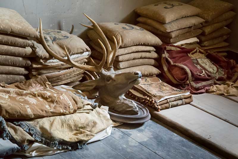 Dans les combles du Château