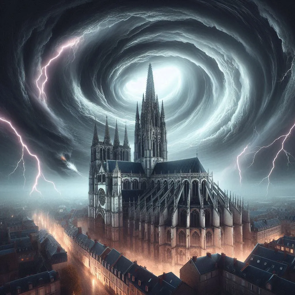 Un ouragan sur Tours (IA)