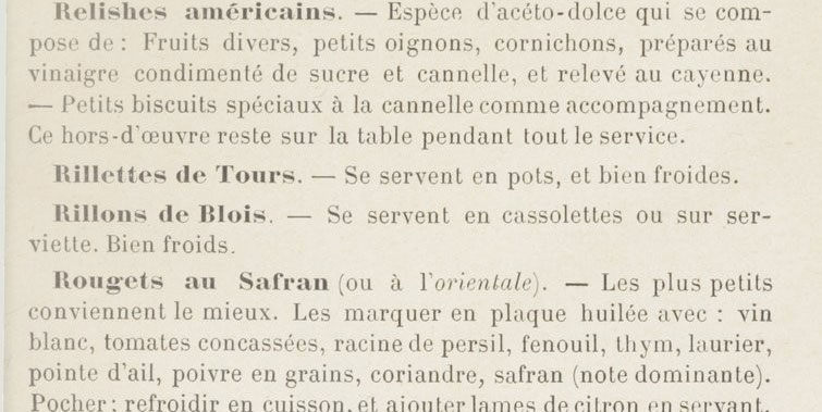Les rillettes selon Escoffier
