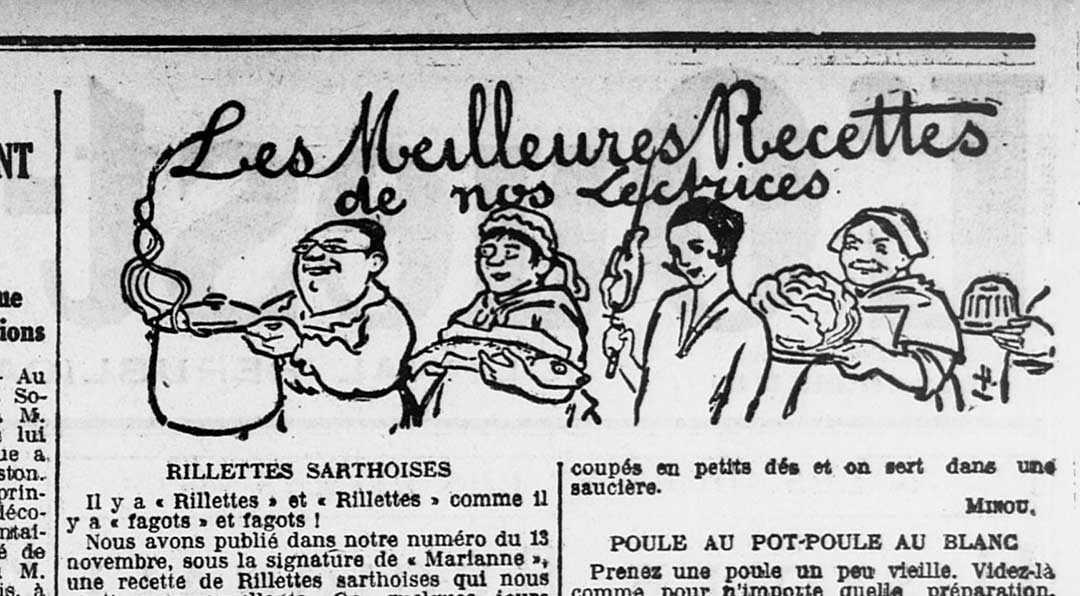 Rillettes du Mans : heller, fetter, Gegenstand eines historischen Rezeptstreits